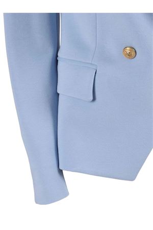 blazer doppiopetto azzurro BALMAIN PARIS KIDS | BY2A64J0371652